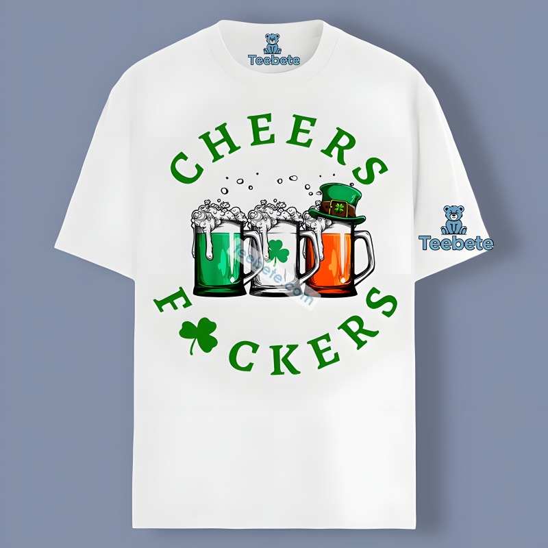 Cheers Beer Shamrock St Patrick Day Shirt Idea