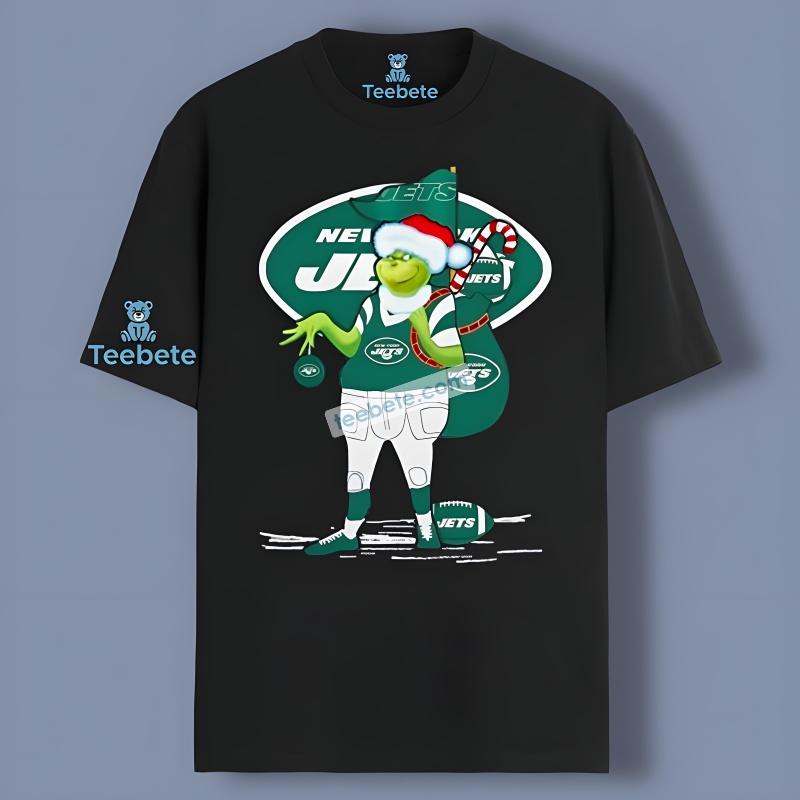 New York Jets Grinch Christmas Unisex Tshirt