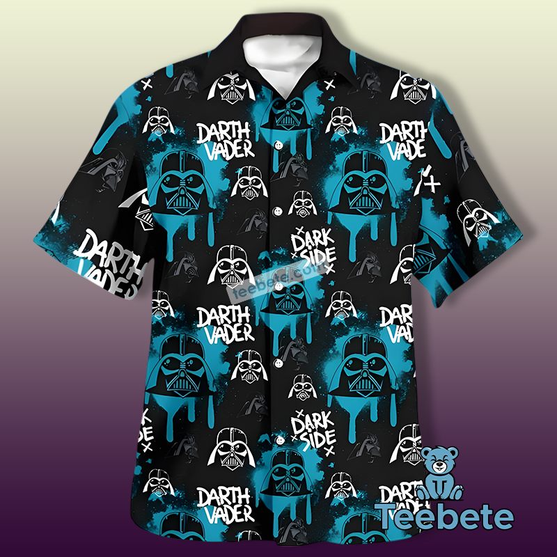 Cool Darth Vader Star Wars Black Hawaiian Shirt Print