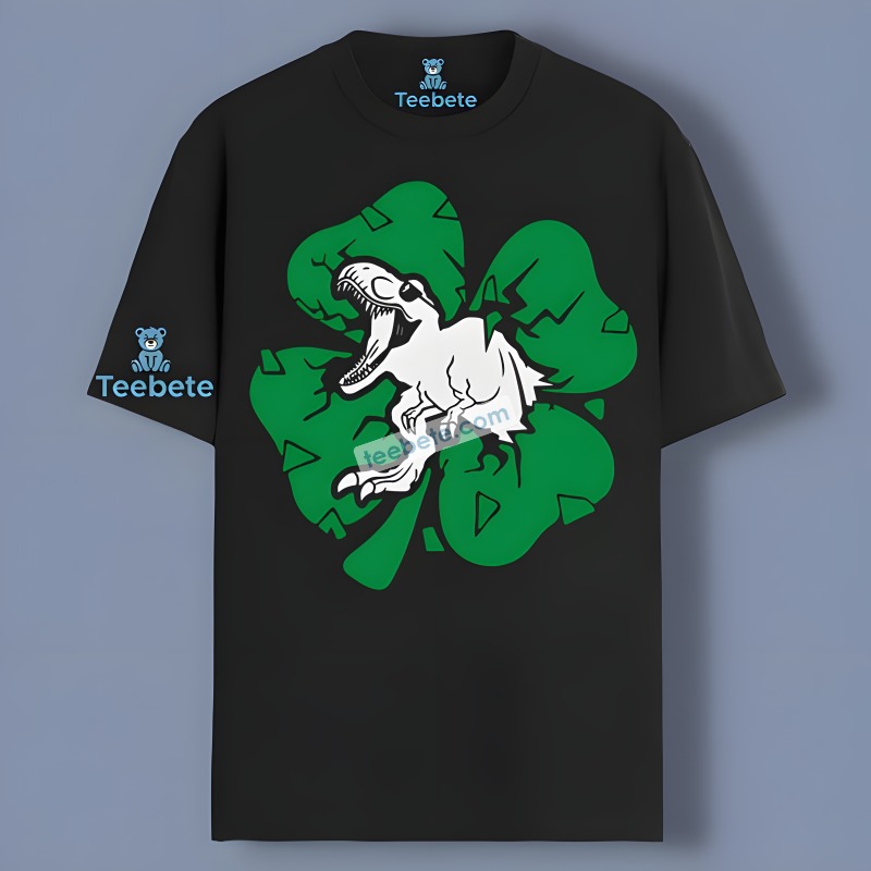 Dinosaur Shamrock With St Patricks Day Classic Shirt