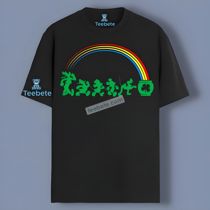 Disney Mickey Mouse Shamrock Pot Of Gold St Patrick Day Shirt