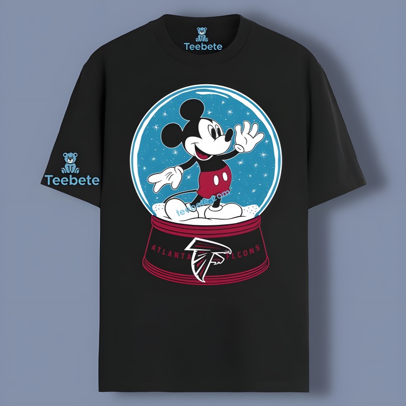 Disney Mickeys Falcons In Christmas Stocking Shirt