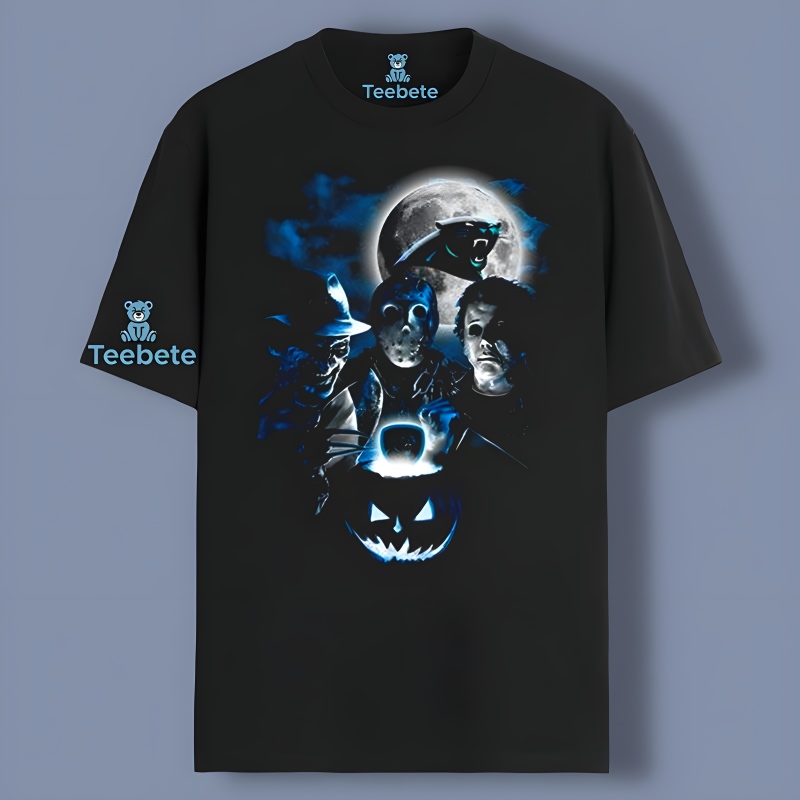 Freddy Krueger Jason Michael Myers Carolina Panthers Shirt