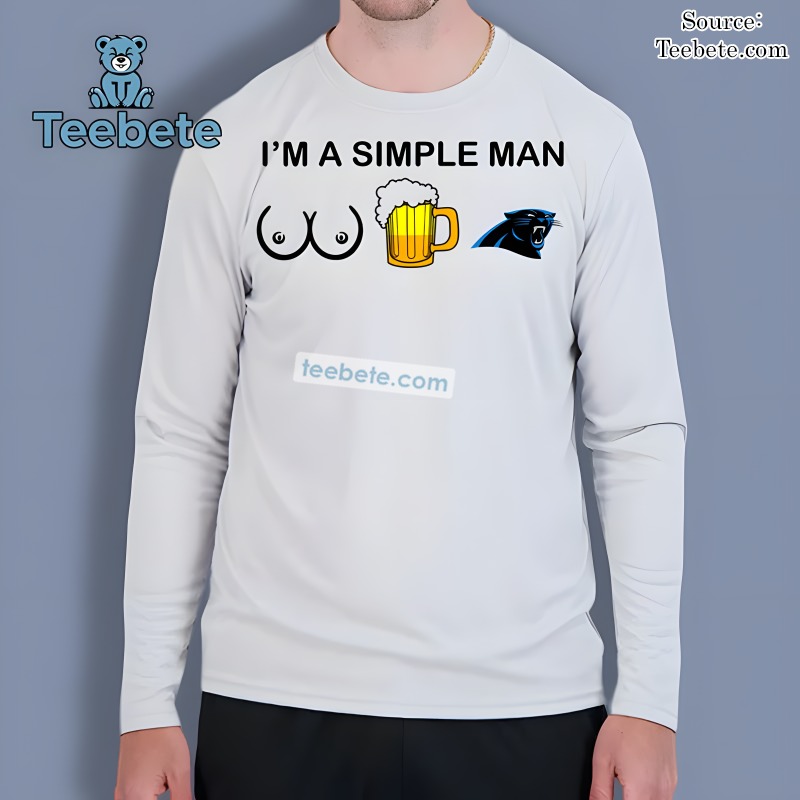 Gold Blooded Carolina Panthers Shirt Men Women