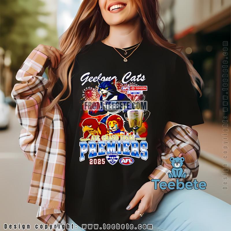 Geelong Cats 2025 Afl Grand Final Premiers Shirt