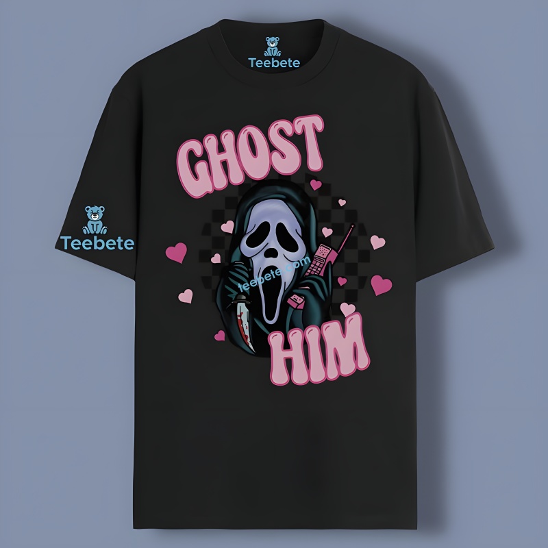 Ghost Him Ghostface Calling Halloween T Shirt Graphic