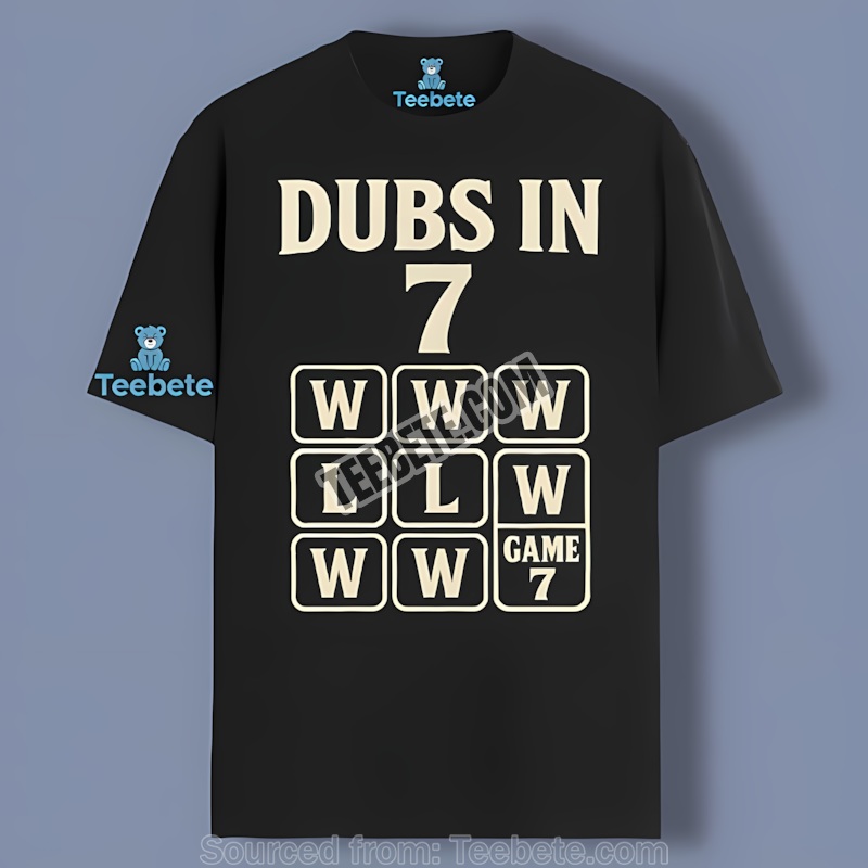 Golden State Warriors Playoffs Game 7 Win Record Shirt