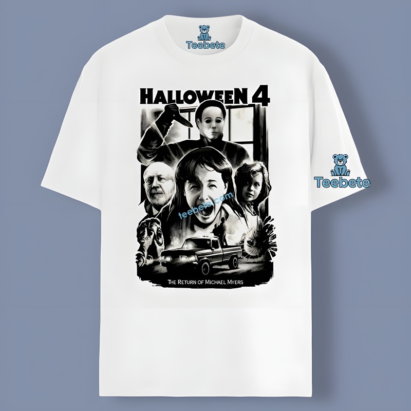 Halloween 4 The Return Of Michael Myers Mask Shirt Idea