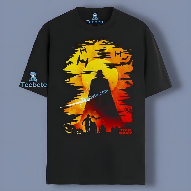 Happy Hallothanksmas Baby Yoda Star Wars Witch Pumpkin Women Shirt