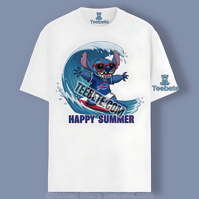Happy Summer Buffalo Bills Snoopy Surfing Shirt