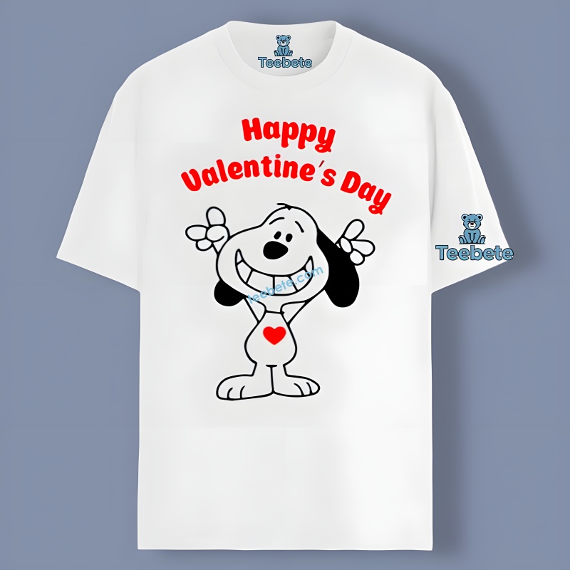 Happy Valentines Day Snoopy Smile Shirt Idea