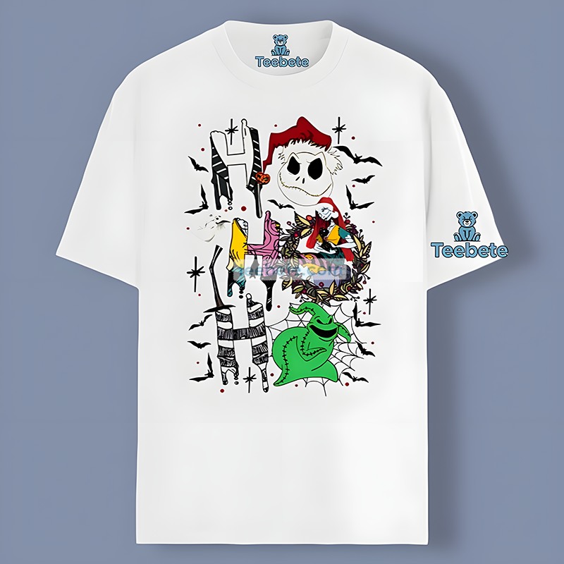 Ho Ho Ho Nightmare Before Christmas Jack Sally And Oogie Boogie Shirt Idea
