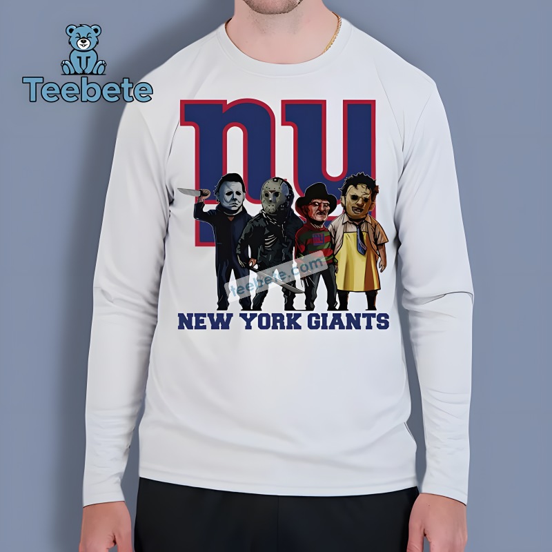 Horror Movie Character New York Giants Halloween Shirt Idea