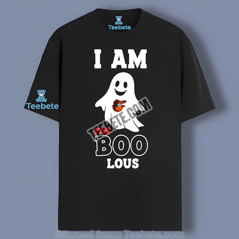 I Am Fab Boo Lous Baltimore Orioles Ghost Color Shirt