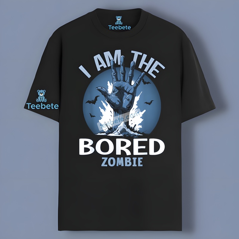 I Am The Bored Zombie Halloween Idea T Shirt Vintage