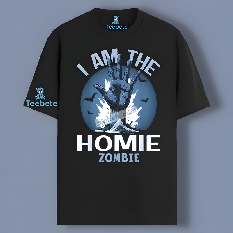 I Am The Homie Zombie Halloween Image Collor T Shirt Classic
