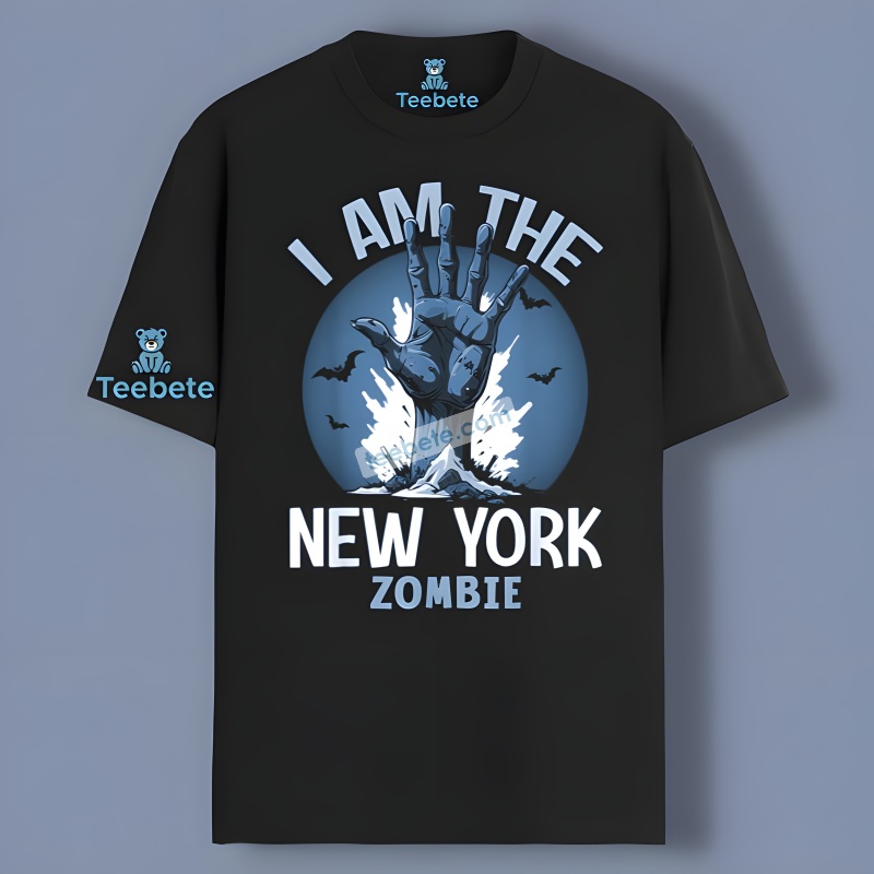 I Am The New York Zombie Halloween Matching Outfits T Shirt Adults