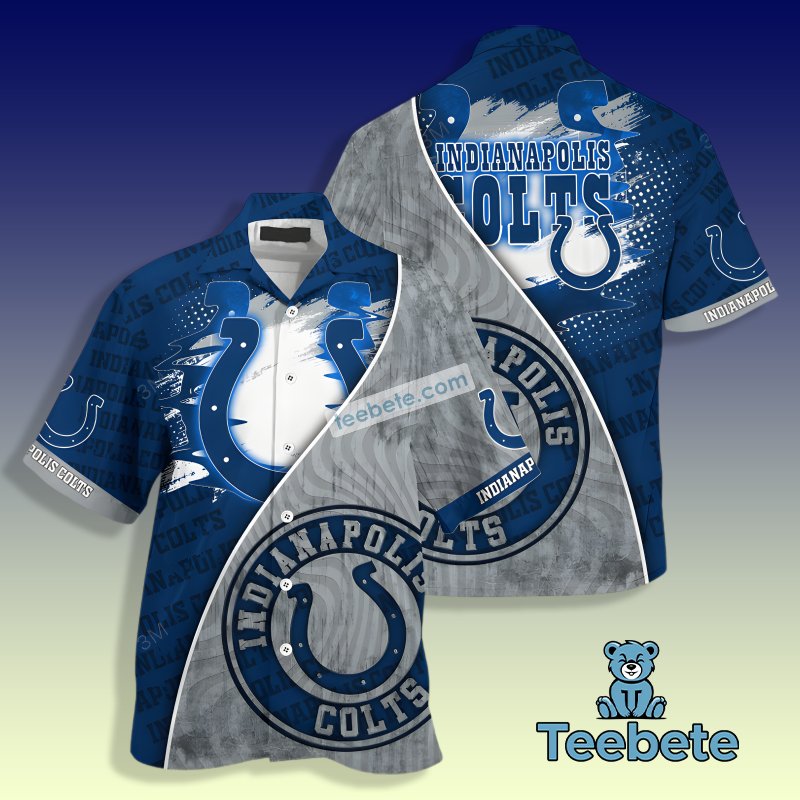Indianapolis Colts Style For Fans Blue Hawaiian Shirt Print