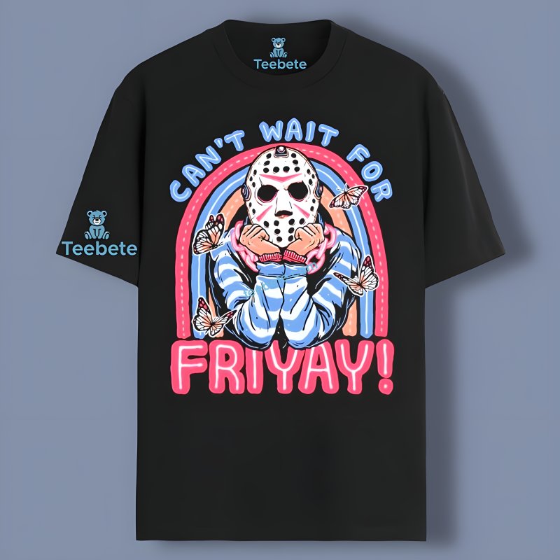 Jason Voorhees Cant Wait For Friyay Boy Shirt