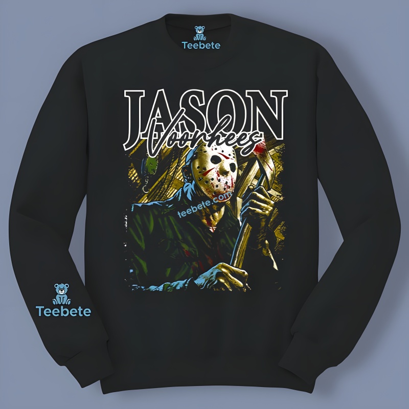 Jason Voorhees Halloween Horror Character Long Sleeve Men Women Jason Voorhees Halloween Horror Character Long Sleeve Men Women