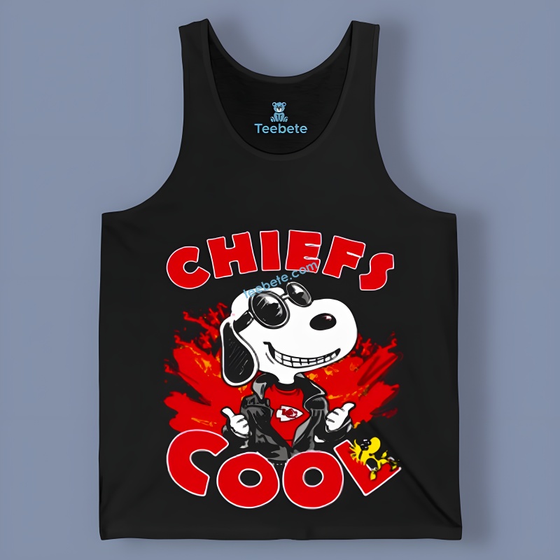 Kansas City Chiefs Peanuts Joe Cool Snoopy Woodstock Men Women Tanktop Kansas City Chiefs Peanuts Joe Cool Snoopy Woodstock Men Women Tanktop