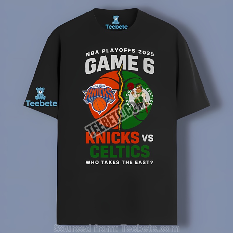 Knicks Vs Celtics Game 6 Nba Playoffs 2025 Showdown Shirt