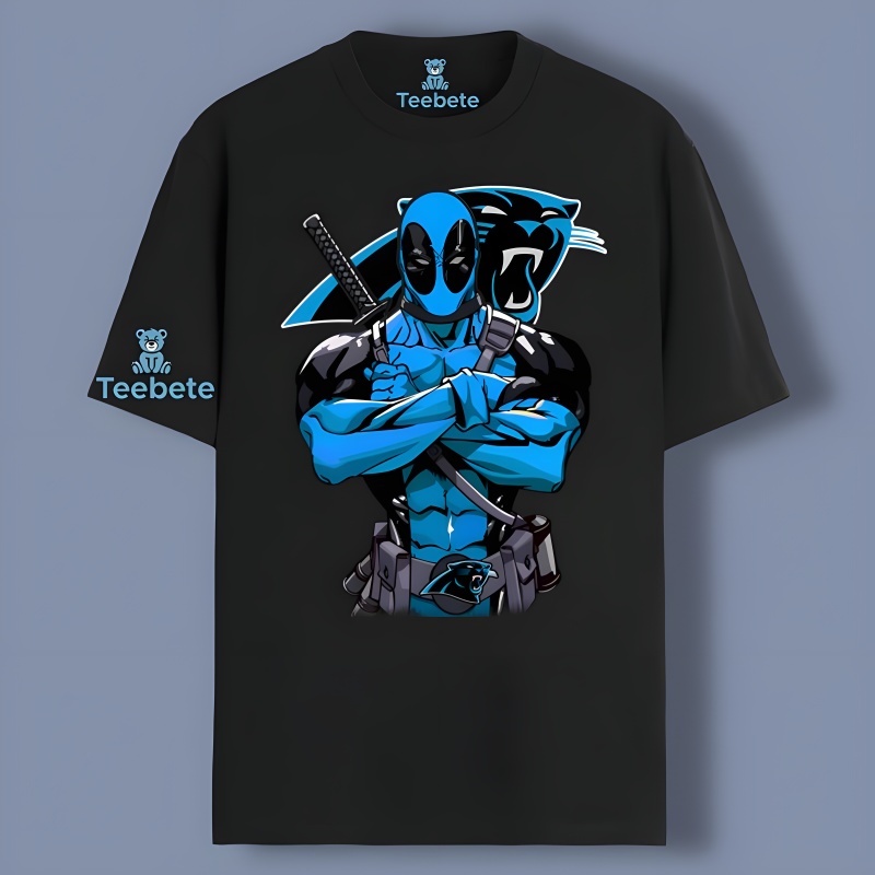 Marvel Carolina Panthers Deadpool Unisex Shirt