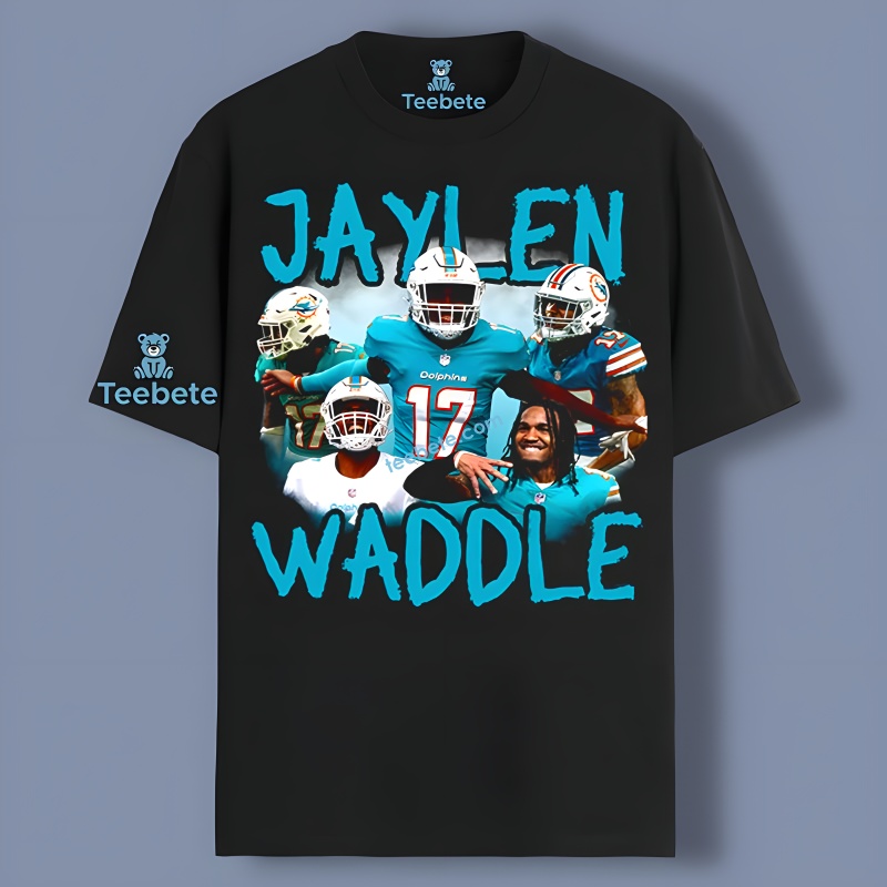 Miami Dolphins Jaylen Waddle Cotton Shirt Men Women