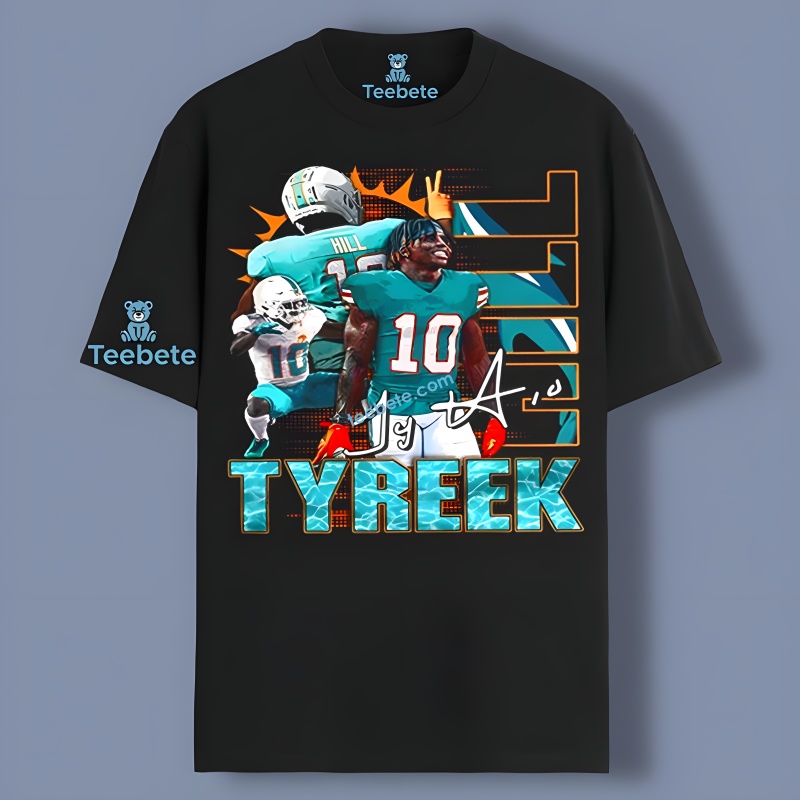 Miami Dolphins Tyreek Hill Player Number 10 Shirt Hoodie