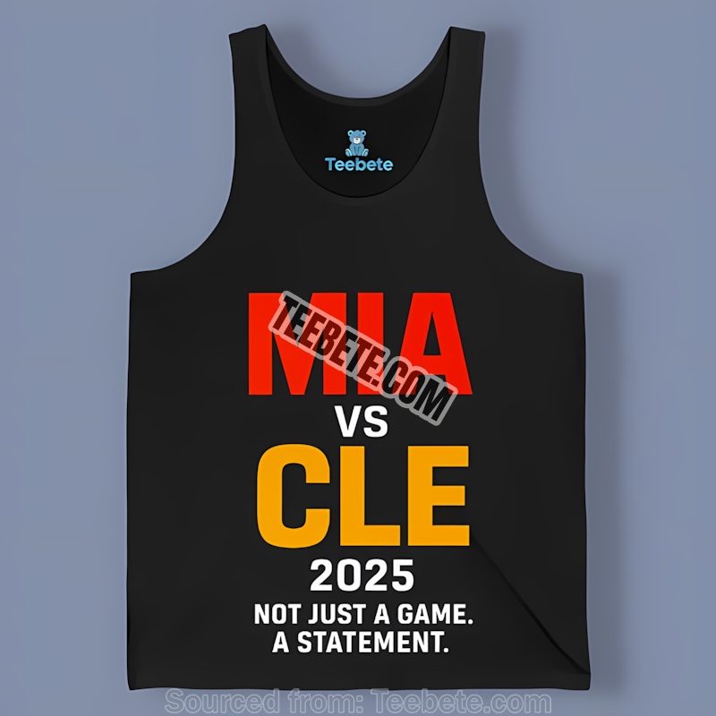 Miami Heat Vs Cleveland Cavaliers Mia Vs Cle Bold Playoffs Tanktop Miami Heat Vs Cleveland Cavaliers Mia Vs Cle Bold Playoffs Tanktop