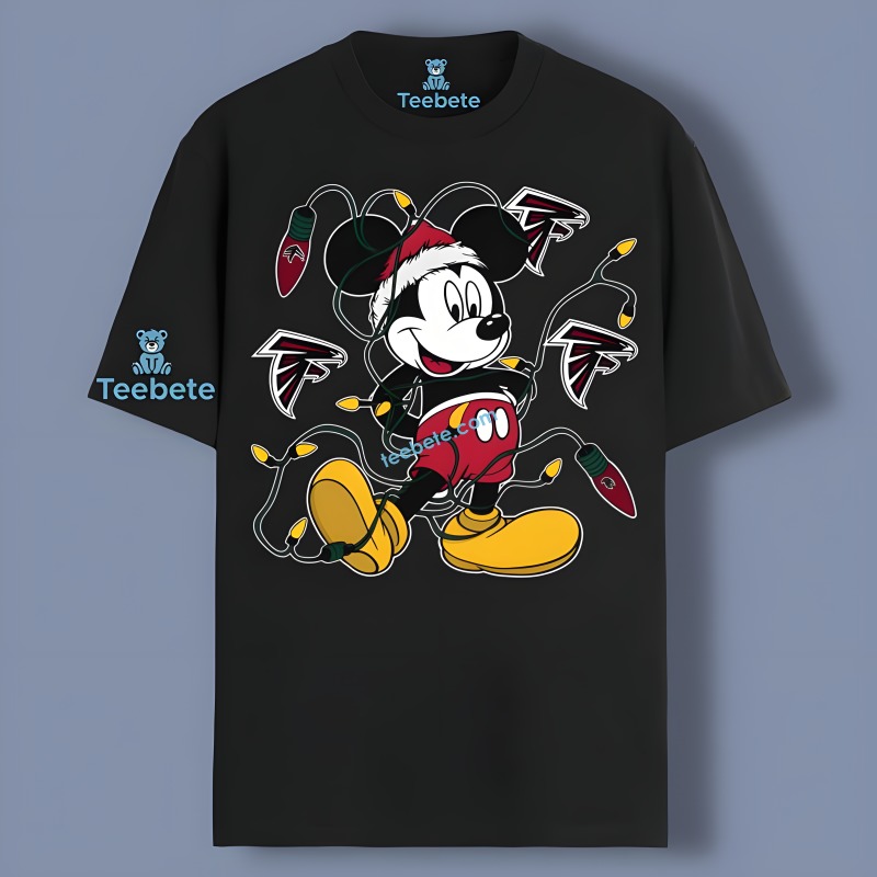 Mickey Falcons Christmas Lights In Body Shirt Meme