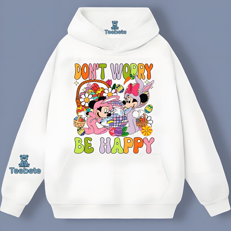 Mickey Minnie Easter Day And Dont Worry Be Happy Simple Tanktop Mickey Minnie Easter Day And Dont Worry Be Happy Simple Tanktop