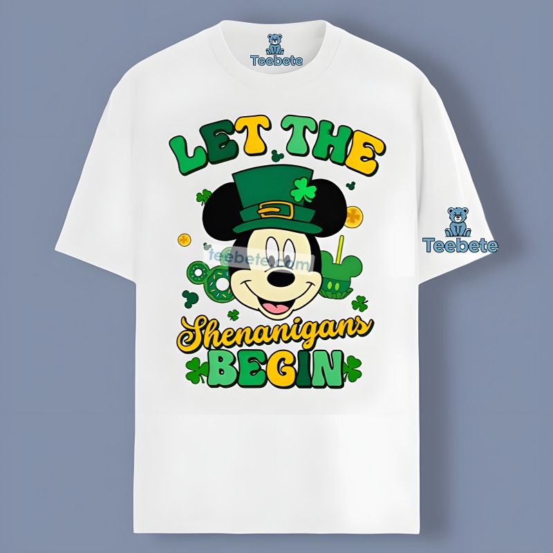 Mickkey Patrick Day And Let The Shenanigans Begin Unisex Shirt