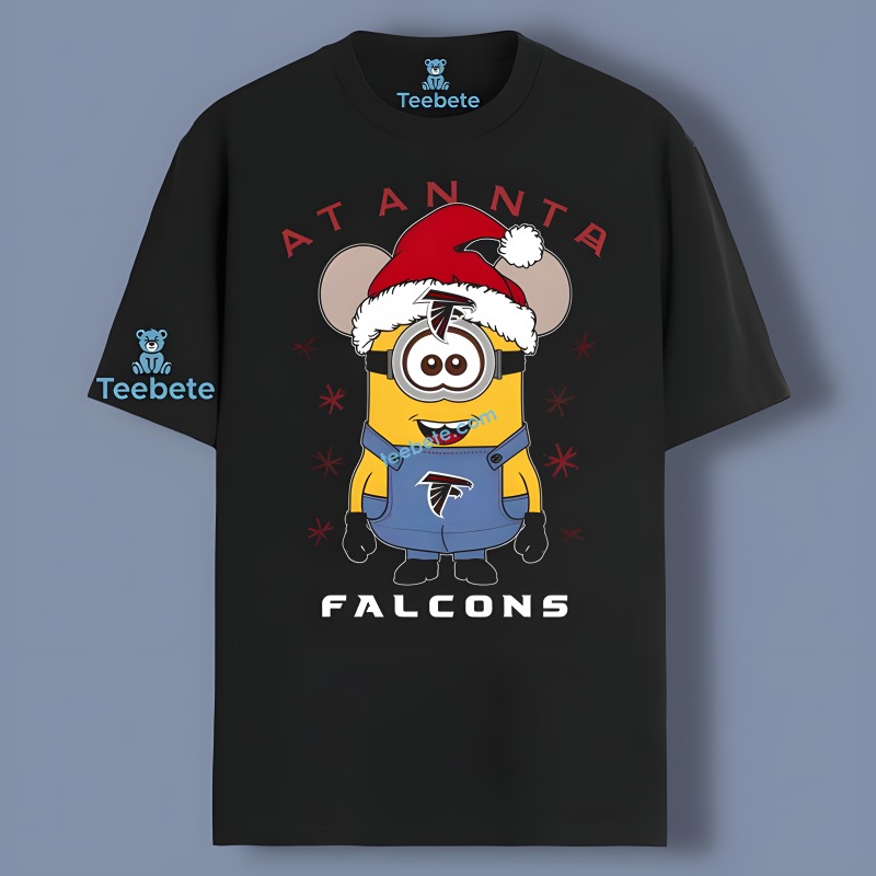 Minion Mouse Spreads Christmas Joy With Falcons Shirt Men Women