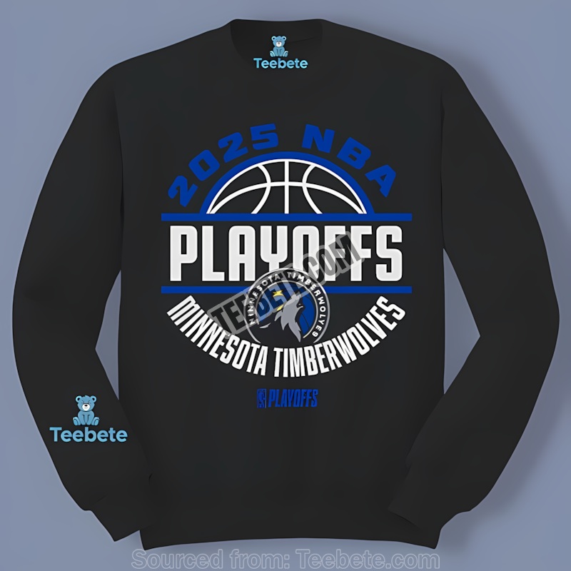 Minnesota Timberwolves 2025 Nba Playoffs Official Team Long Sleeve Minnesota Timberwolves 2025 Nba Playoffs Official Team Long Sleeve