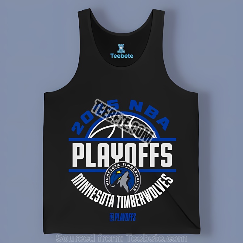 Minnesota Timberwolves 2025 Nba Playoffs Official Team Tanktop Minnesota Timberwolves 2025 Nba Playoffs Official Team Tanktop
