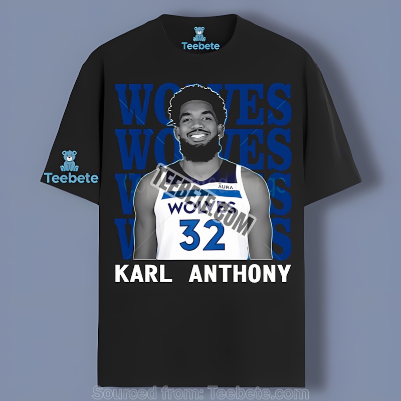 Minnesota Timberwolves Karl Anthony Player 32 Shirt