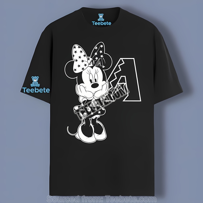 Minnie Mouse Arizona Diamondbacks Star Regular Shirt