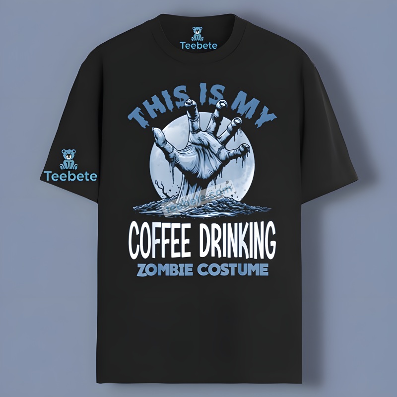 My Coffee Drinking With Zombie Hand T Shirt Tanktop