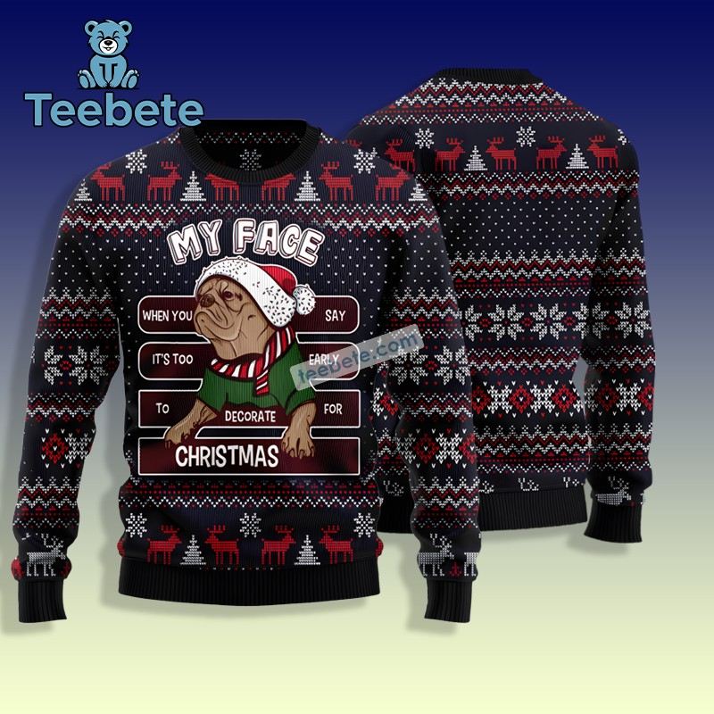 My Christmas Wish More Camping Ugly Christmas Sweater Red Vacation