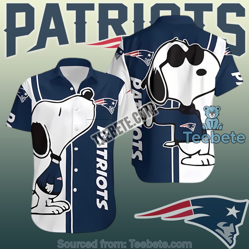 New England Patriots Vs Banana Tree Navy Red Quality Hawaiian Shirts