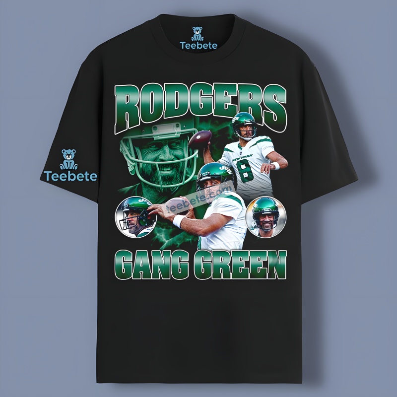 New York Jets Aaron Charles Rodgers Photo Shirt For Fan