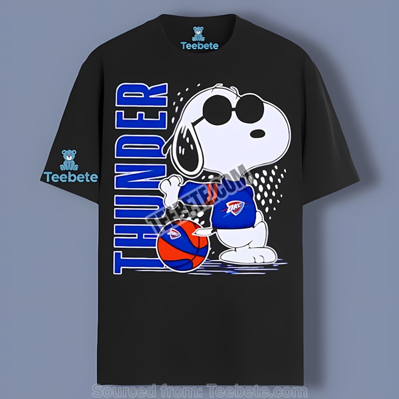 Oklahoma City Thunder Vs Cool Snoopy Shirt Idea