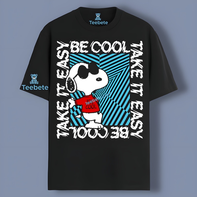 Snoopy Joe Cool Take It Easy Unisex Fan Tee