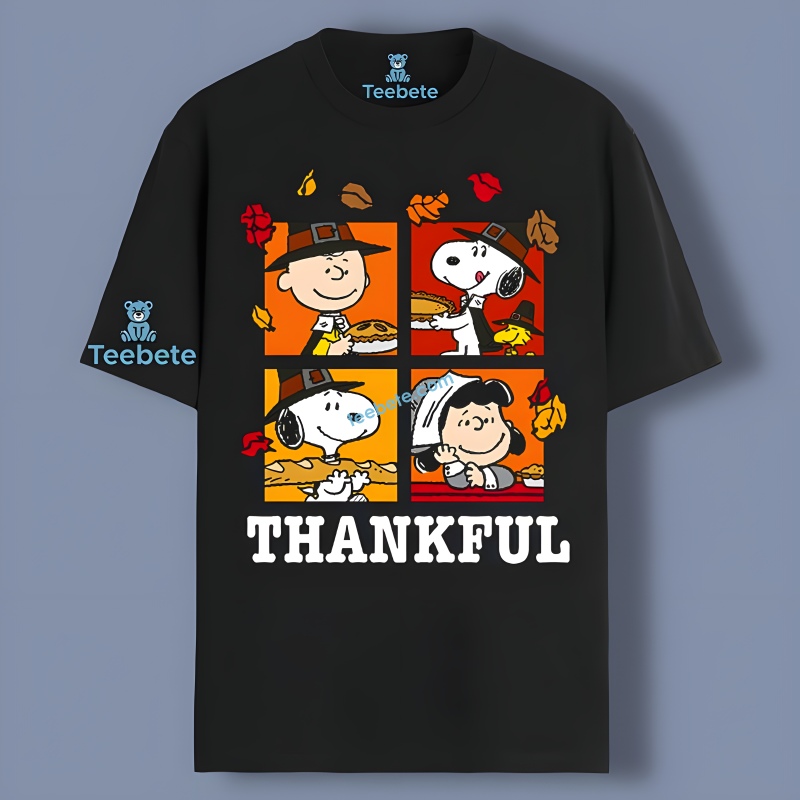 Happy Thanksgiving With Snoopy Peanuts Shirt Men Women Happy Thanksgiving With Snoopy Peanuts Shirt Men Women
