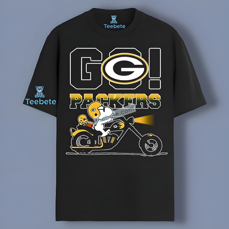 Peanuts Snoopy Green Bay Packers Logo Shirt Men Women