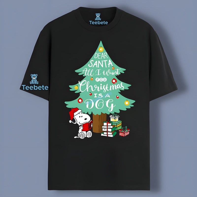 Peanuts Snoopy Christmas Is A Dog Shirt Idea