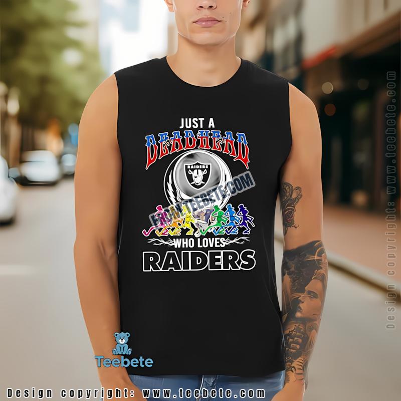 Raiders Grateful Dead Just A Deadhead Who Loves Tanktop Raiders Grateful Dead Just A Deadhead Who Loves Tanktop