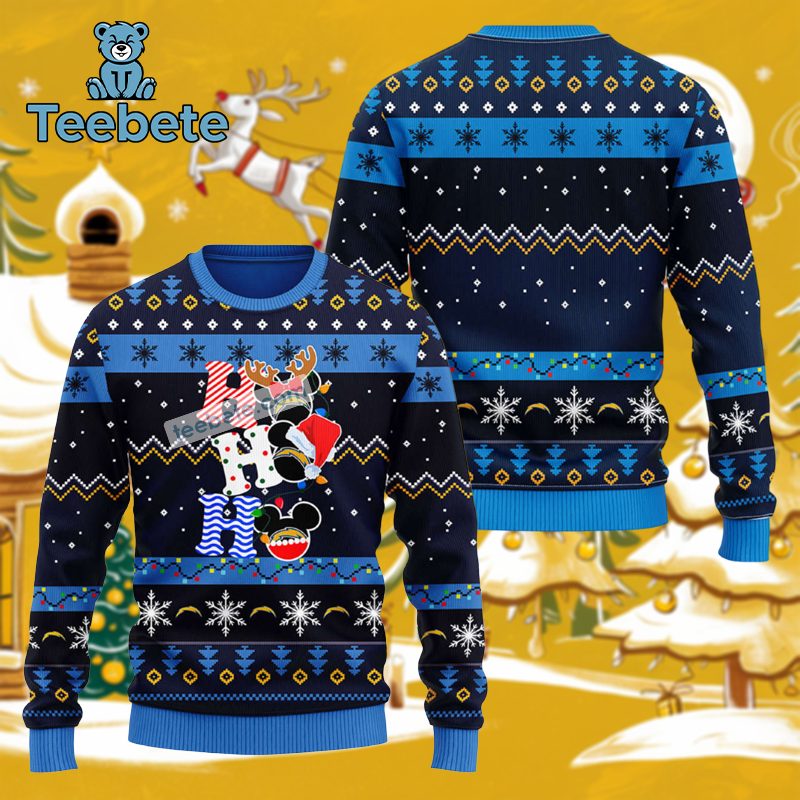 New England Patriots Mickey Mouse Ugly Sweater Christmas Sweatshirt Unisex