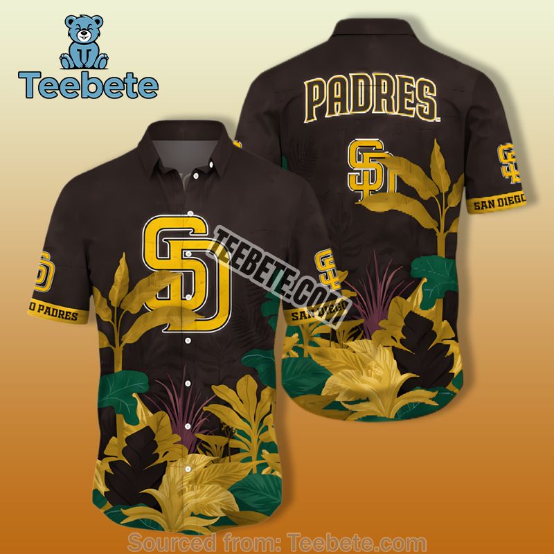 San Diego Padres Tiki Statue Pattern White Cute Hawaiian Shirts